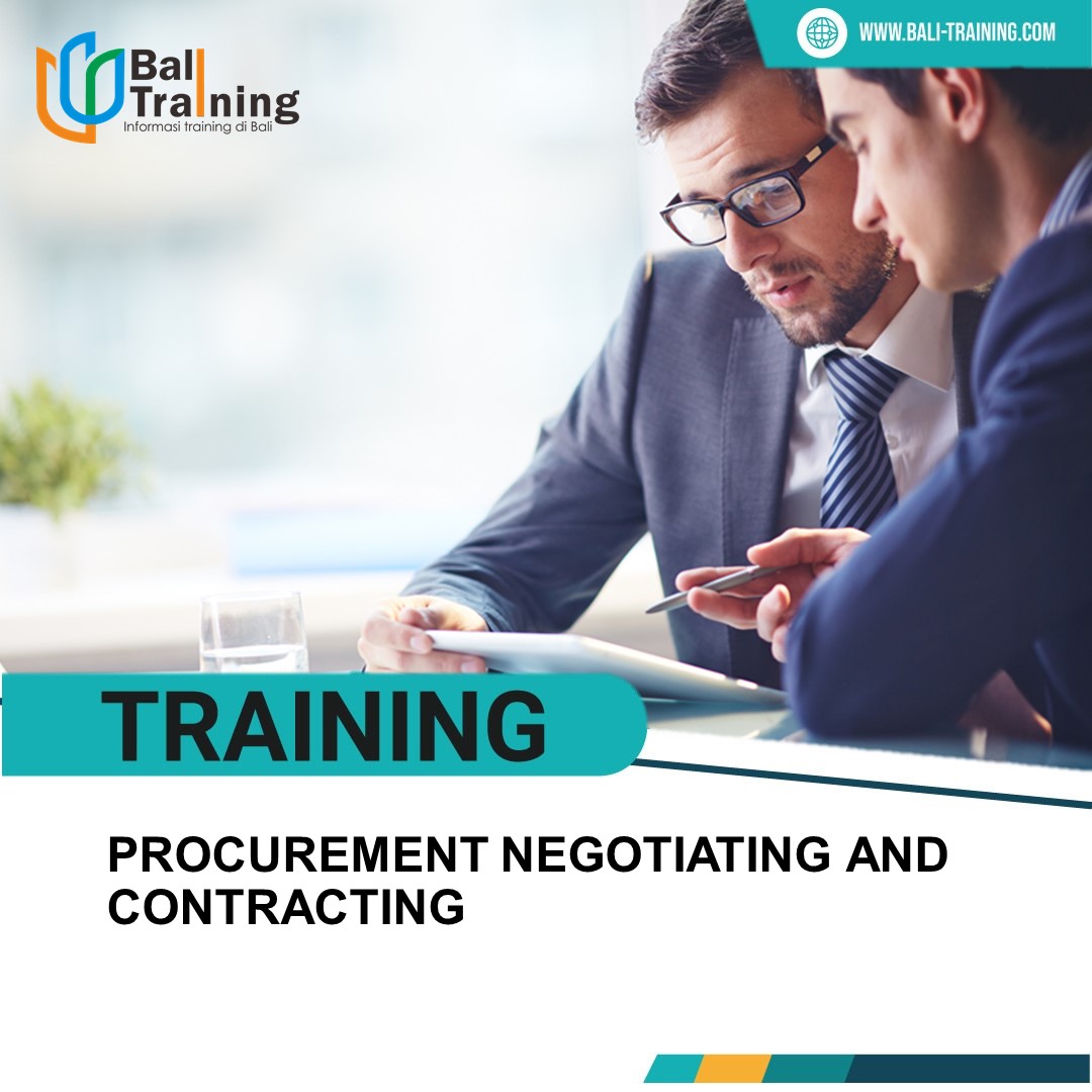 TRAINING PROCUREMENT NEGOTIATING AND CONTRACTING