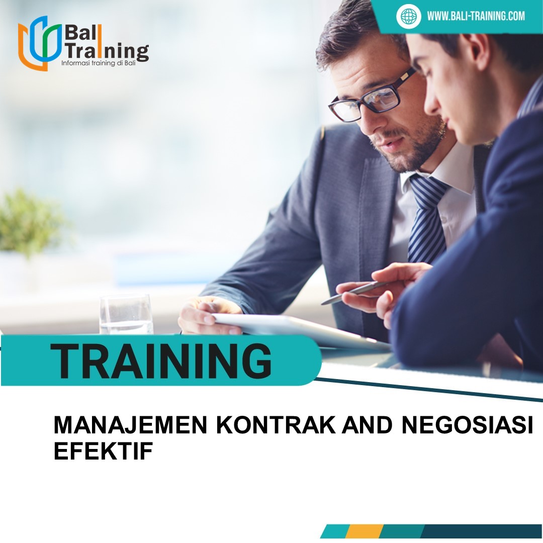 TRAINING MANAJEMEN KONTRAK AND NEGOSIASI EFEKTIF